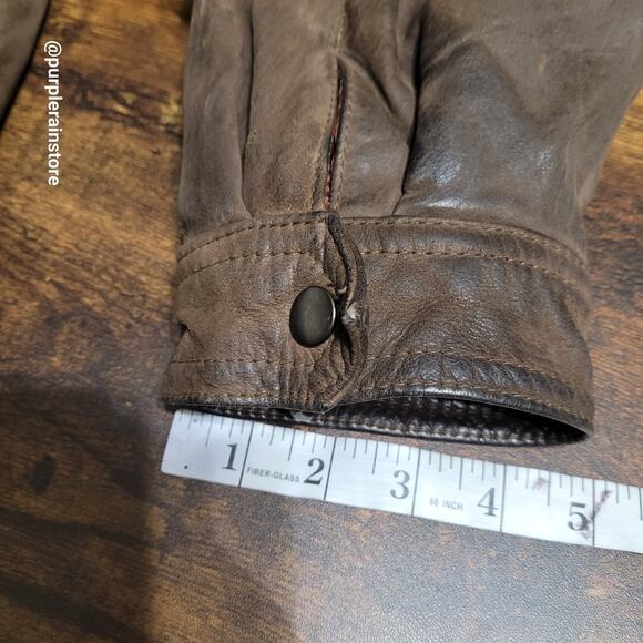 Vtg Exploration Leather Field Chore Barn Coat Jacket XXL Brown Preppy 90's - Picture 11 of 12